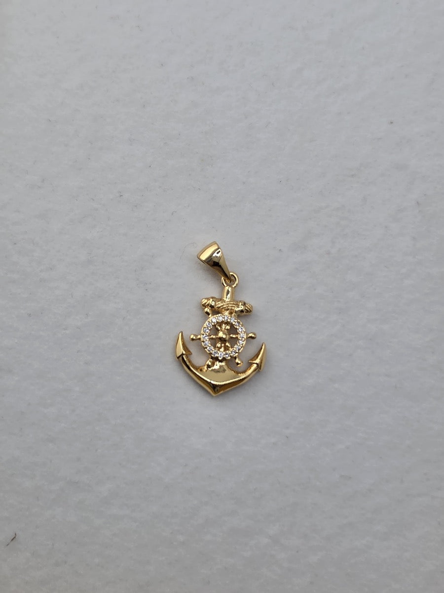 I said gold-plated anchor and angel