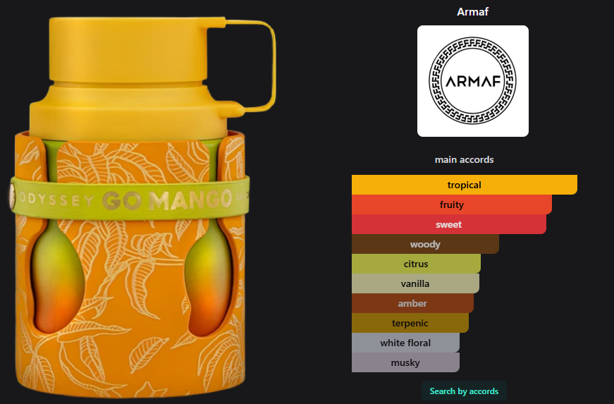 Armaf Odyssey Go Mango 3.4 oz