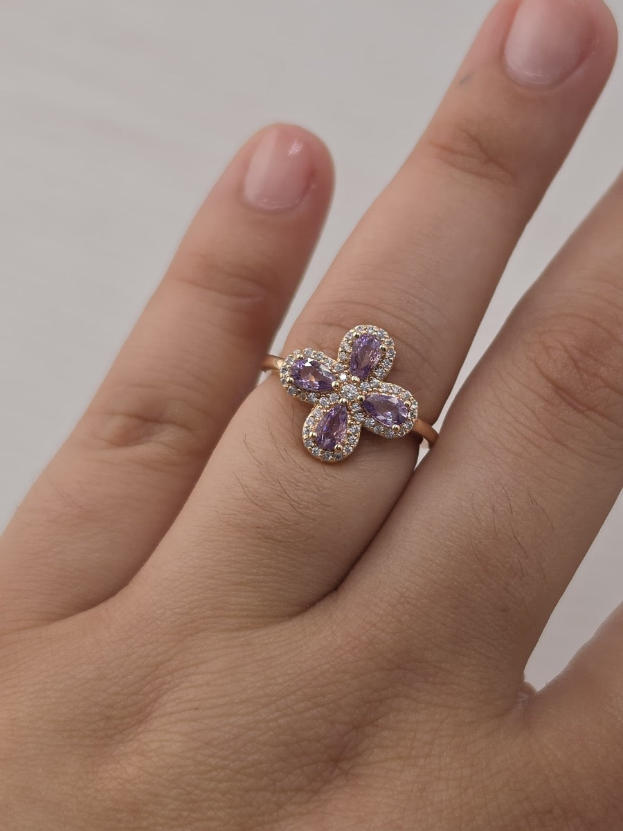 18K gold-plated ring