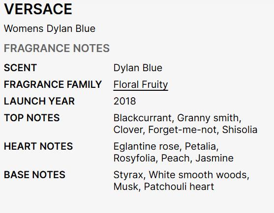 Mini Gift Set Versace Dylan Blue  - Women