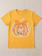 Patchwork Pumpkin - Tshirt