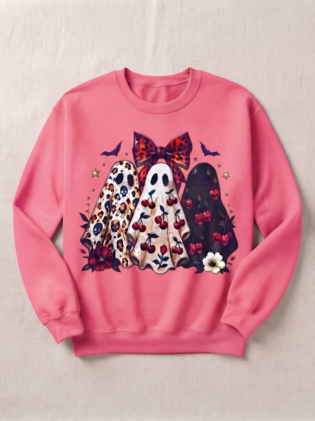Spooky Cherry Ghosts - Sweater