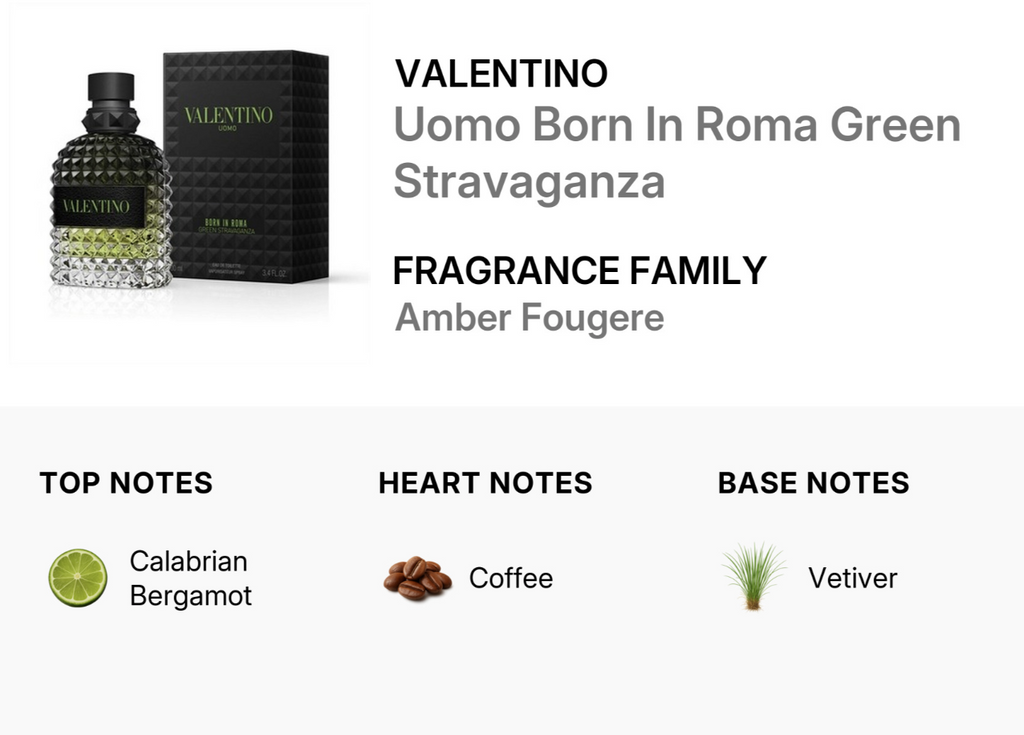 Valentino uomo born in roma green stravaganza