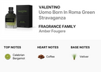 Valentino uomo born in roma green stravaganza