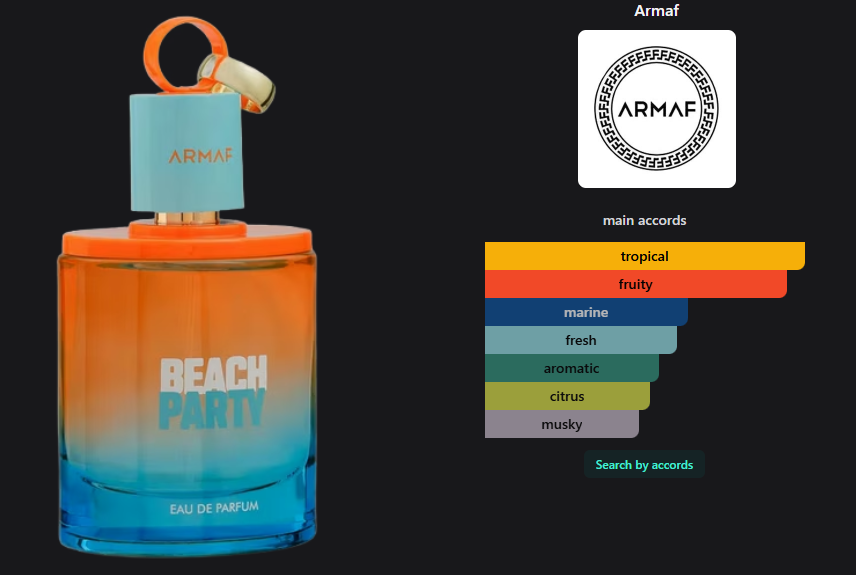 Armaf Beach Party 3.4 oz
