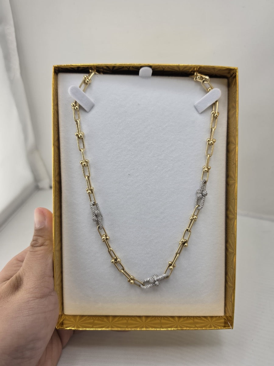 14K Gold Tiffany necklace chain