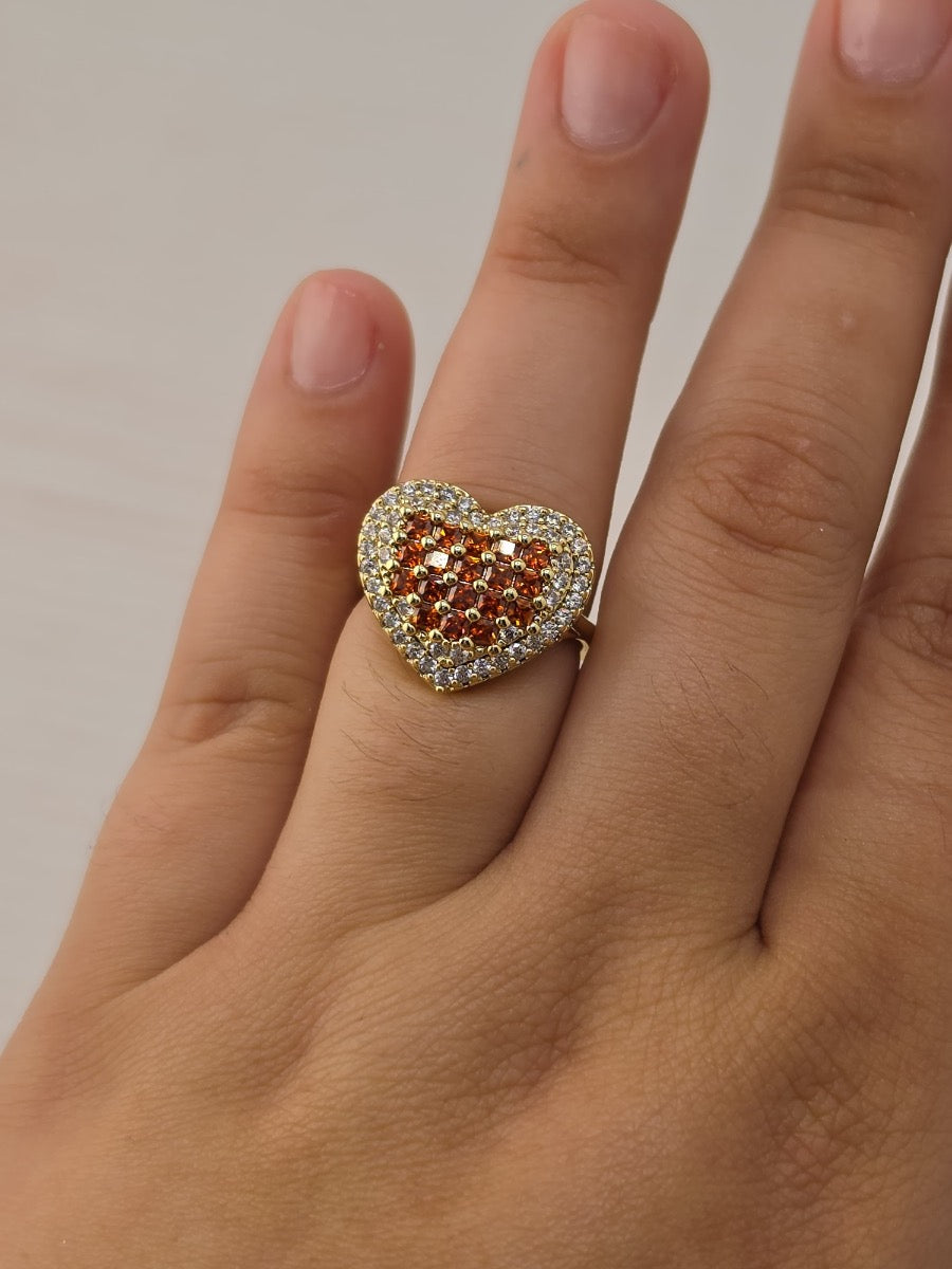 18K gold-plated ring