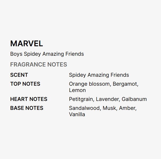Marvel Spidey and His Amazing Friends EDT 3.4 oz - 100 ml