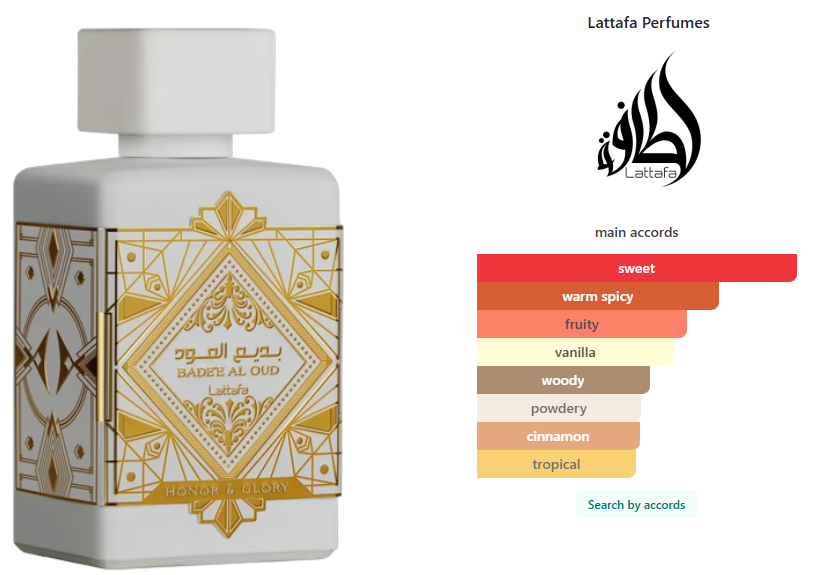 Lattafa Perfumes Bade'e Al Oud Honor & Glory 100 ml / 3.4 oz