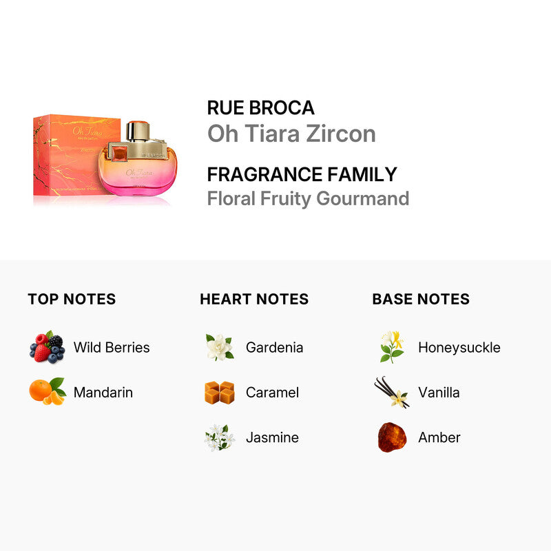 Rue Broca Ladies Oh Tiara Zircon EDP 3.4 oz