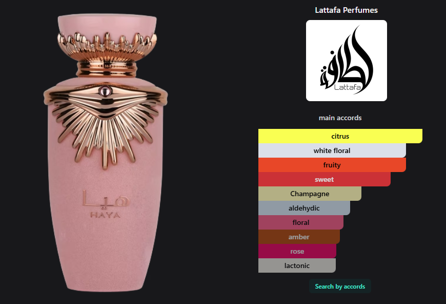 Lattafa Perfumes Haya  edp 3.4 oz