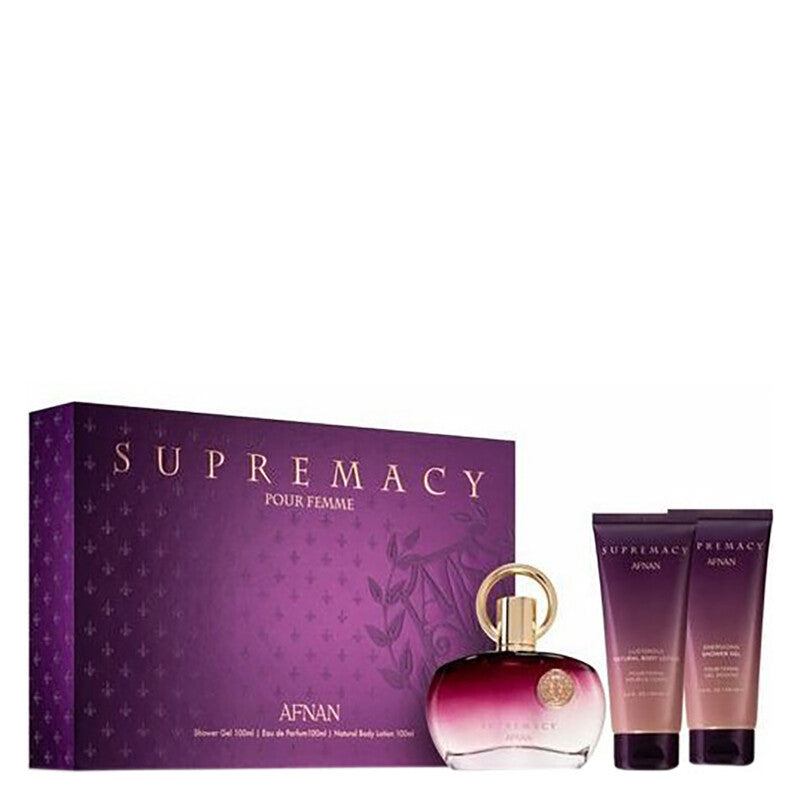 Afnan Supremacy Purple giftset 3 pcs 3.4 oz