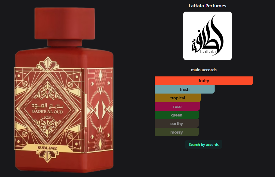 Lattafa Perfumes Bade'e Al Oud Sublime edp 3.4 oz