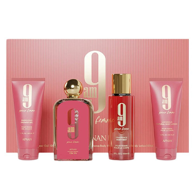 Afnan 9am pour Femme giftset 4pcs