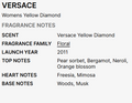 Mini Gift Set Versace Yellow Diamond - Women