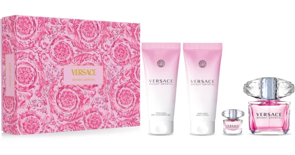 Versace Bright Crystal EDT 4 pcs
