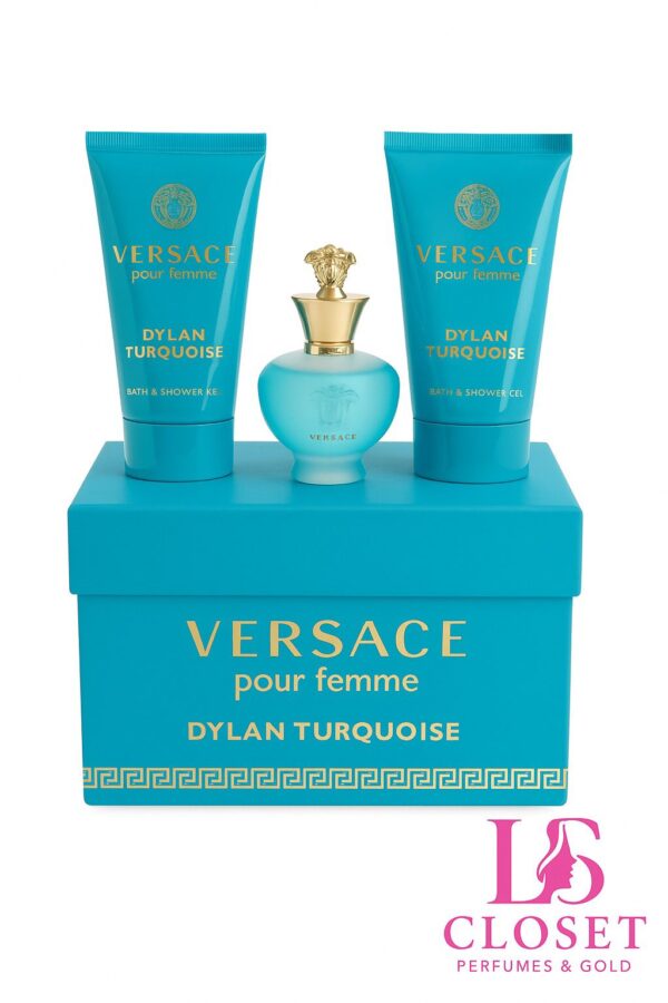MINI VERSACE DYLAN TURQUOISE GIFT SET 3 PCS