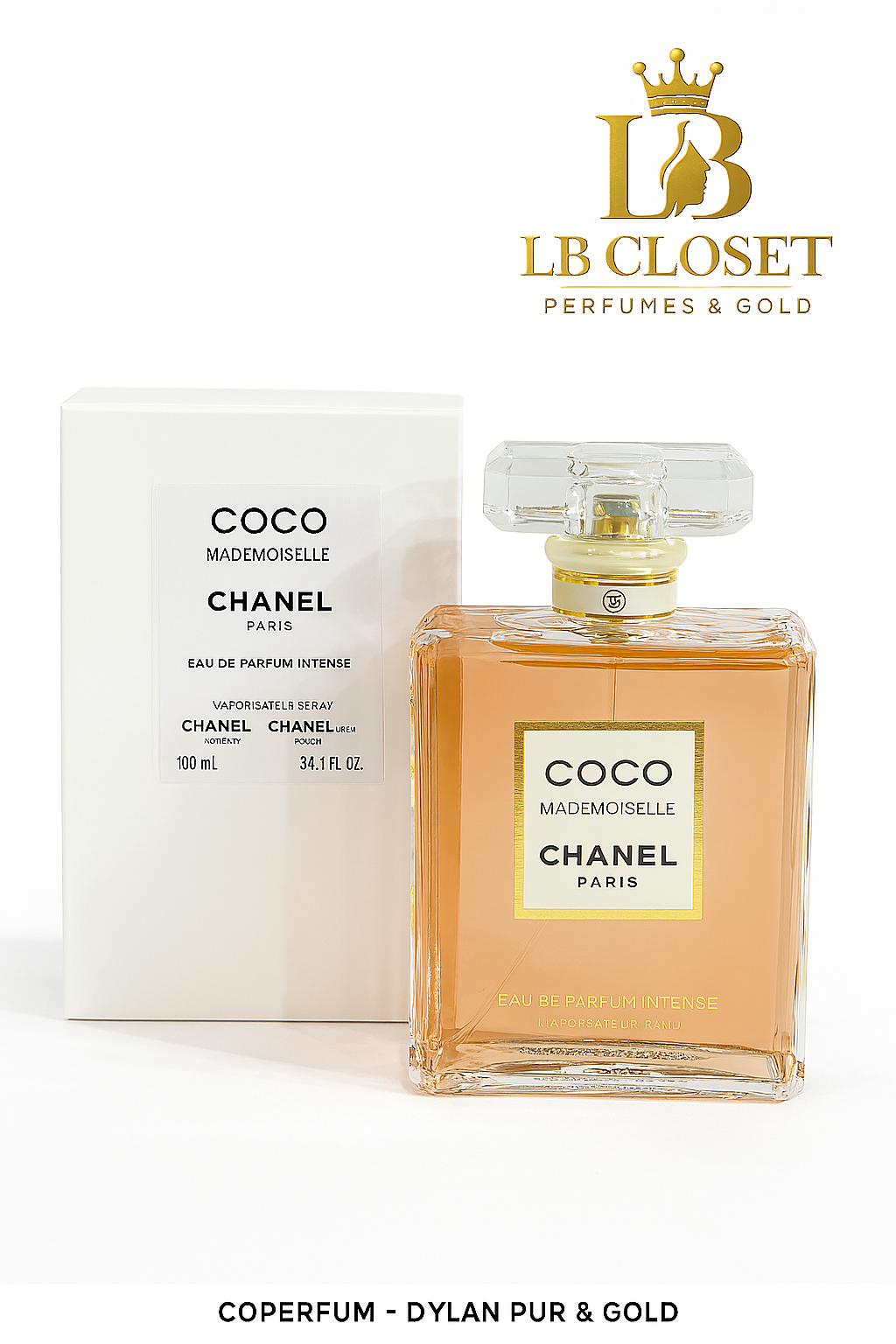 TESTER COCO MADEMOISELLE CHANEL INTENSE 3.4 OZ