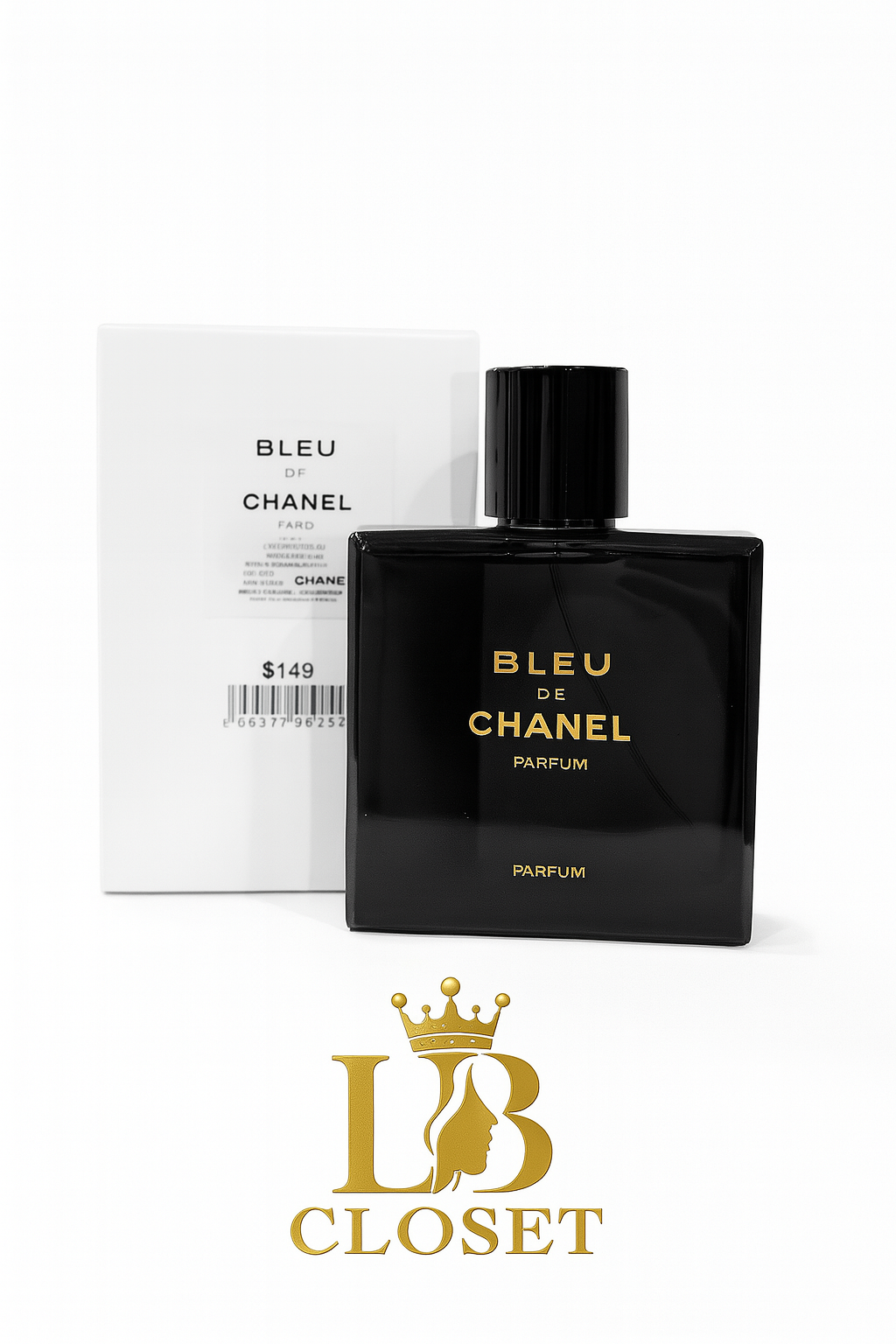 TESTER BLEU DE CHANEL PARFUM 3.4 OZ